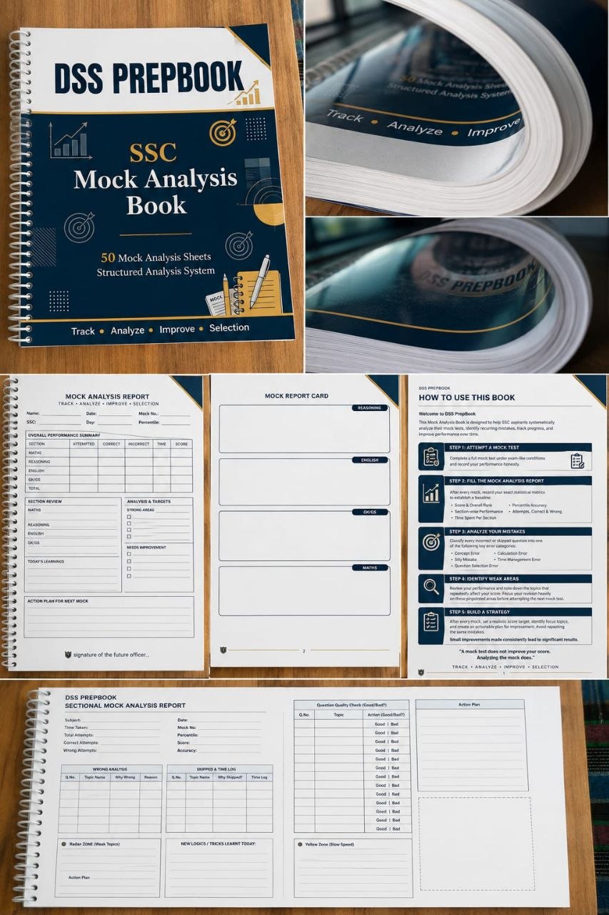 DSS PrepBook - SSC Mock Analysis Register
